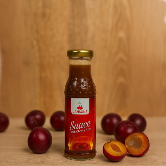 jansons organic sauce – wild cherry plum
