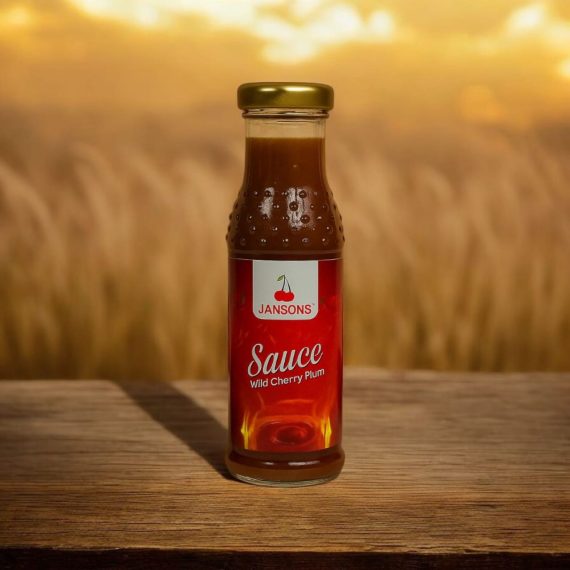 jansons organic sauce – wild cherry plum